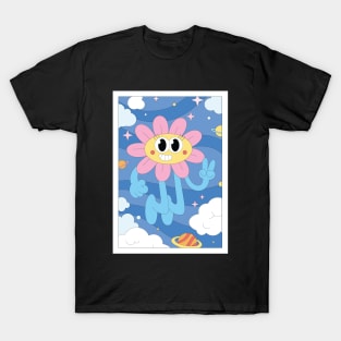 Peace Sign Flower T-Shirt